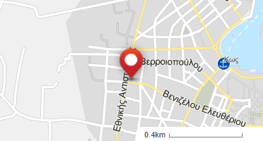 Location of business on map