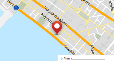 Location of business on map