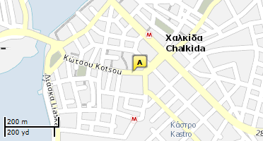 Location of business on map