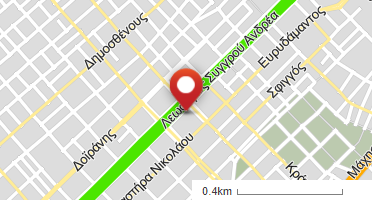 Location of business on map