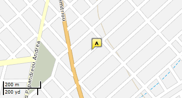 Location of business on map