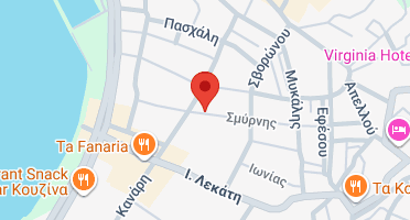 Location of business on map