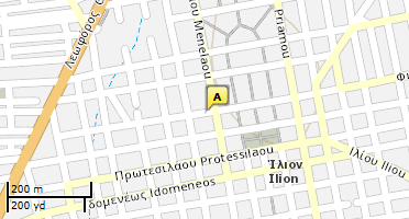 Location of business on map