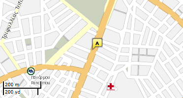 Location of business on map