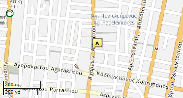 Location of business on map