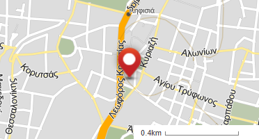 Location of business on map