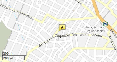 Location of business on map