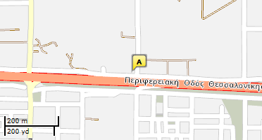 Location of business on map