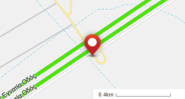 Location of business on map