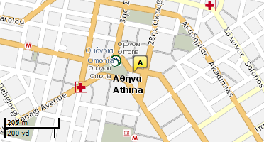 Χάρτης και σημείο της επιχείρησης