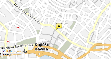 Location of business on map