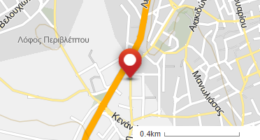 Location of business on map