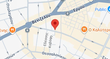 Location of business on map