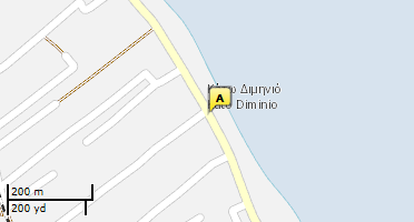 Location of business on map