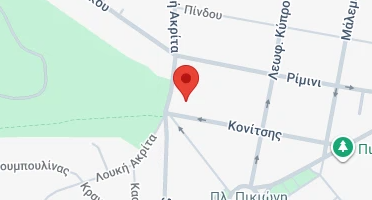 Location of business on map
