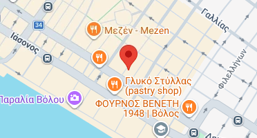 Location of business on map
