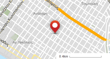 Location of business on map