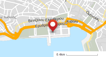 Location of business on map