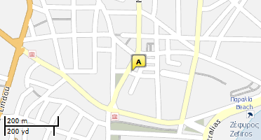 Χάρτης και σημείο της επιχείρησης