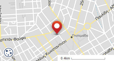 Location of business on map