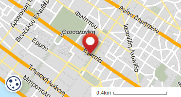 Location of business on map