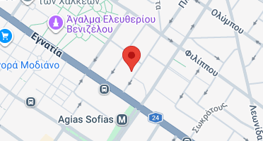 Location of business on map