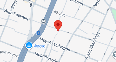 Location of business on map