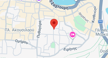Location of business on map