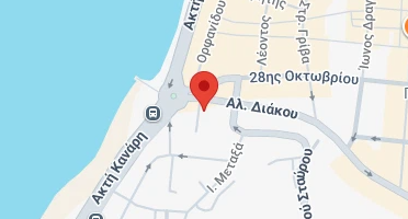 Location of business on map