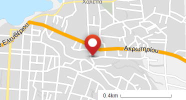 Location of business on map