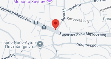 Location of business on map