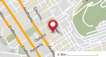 Location of business on map