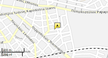 Location of business on map