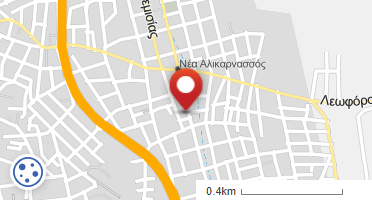 Location of business on map