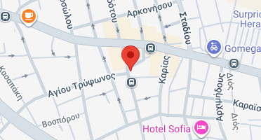 Location of business on map