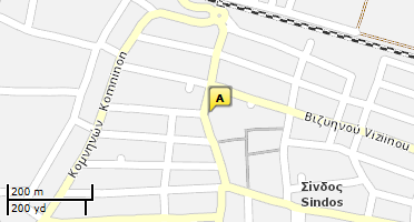 Location of business on map