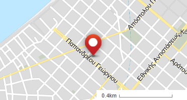 Location of business on map
