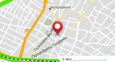 Location of business on map