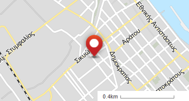 Location of business on map