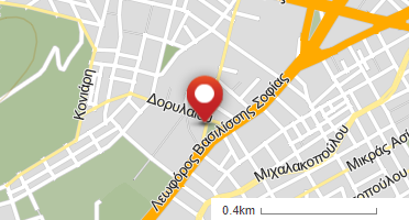 Location of business on map