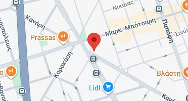 Location of business on map