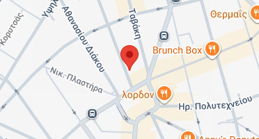 Location of business on map