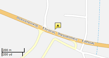Location of business on map