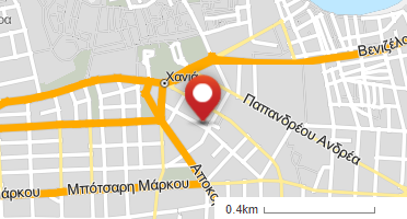 Location of business on map