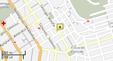 Location of business on map