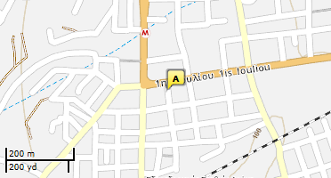 Location of business on map