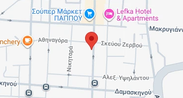 Location of business on map