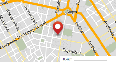 Location of business on map