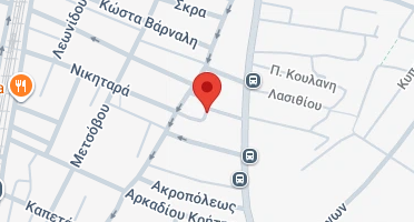 Location of business on map