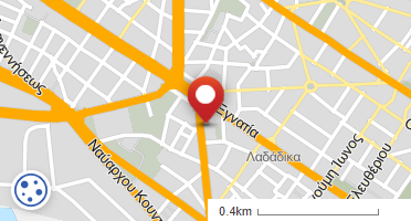 Location of business on map